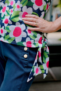Trisha Tyler - Floral Side Tie