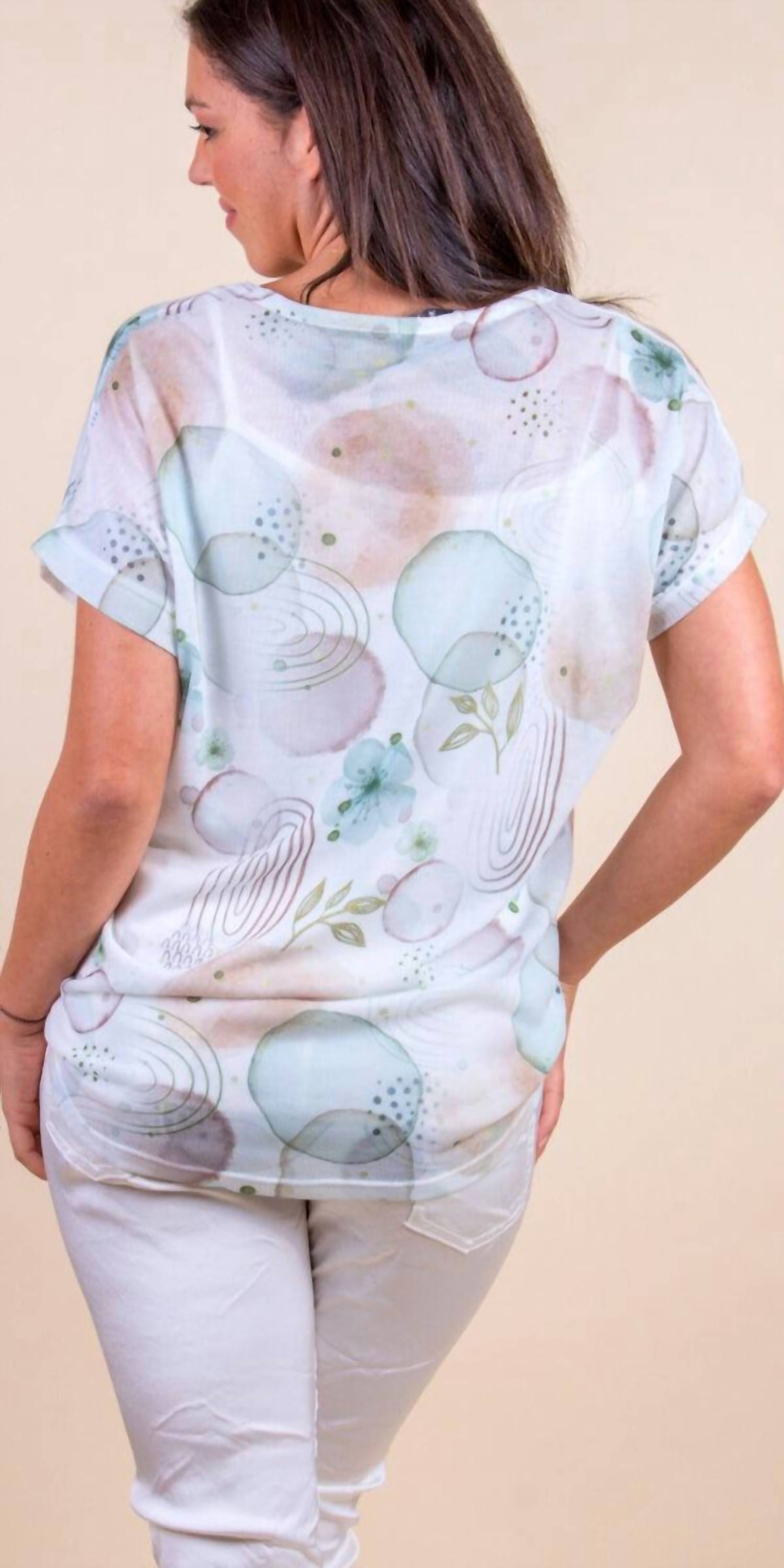 Gigi Moda - Abstract Gina Top