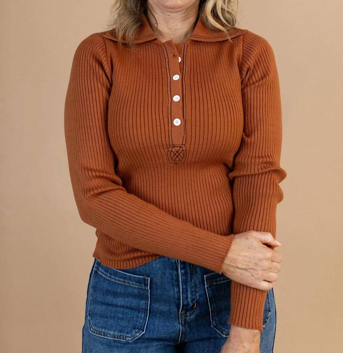 So Me - Jayda Collared Top