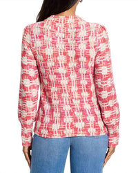 Nic + Zoe - Waffle Stitch Stamp Sweater