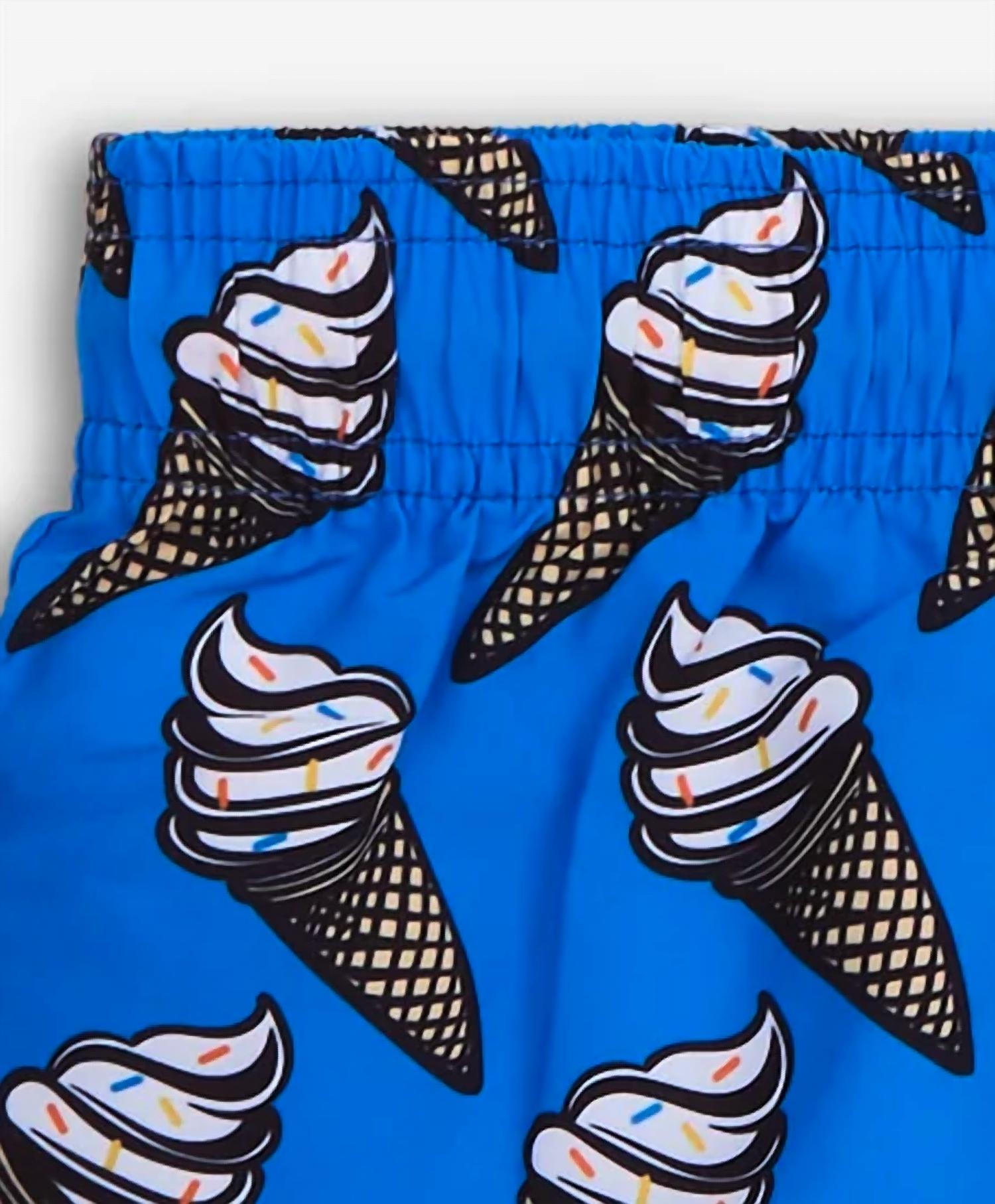 Appaman - Boy's Mid Length Swim Trunks