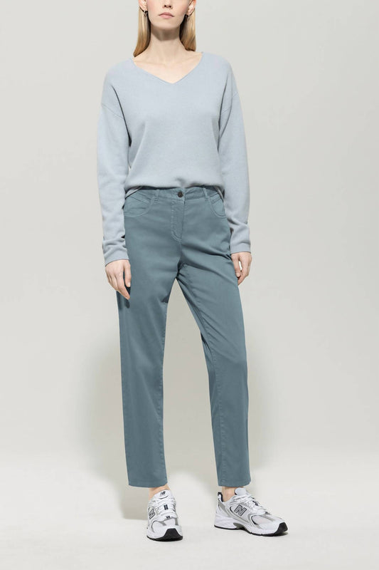 Luisa Cerano - High-stretch Tapered Denim Jean