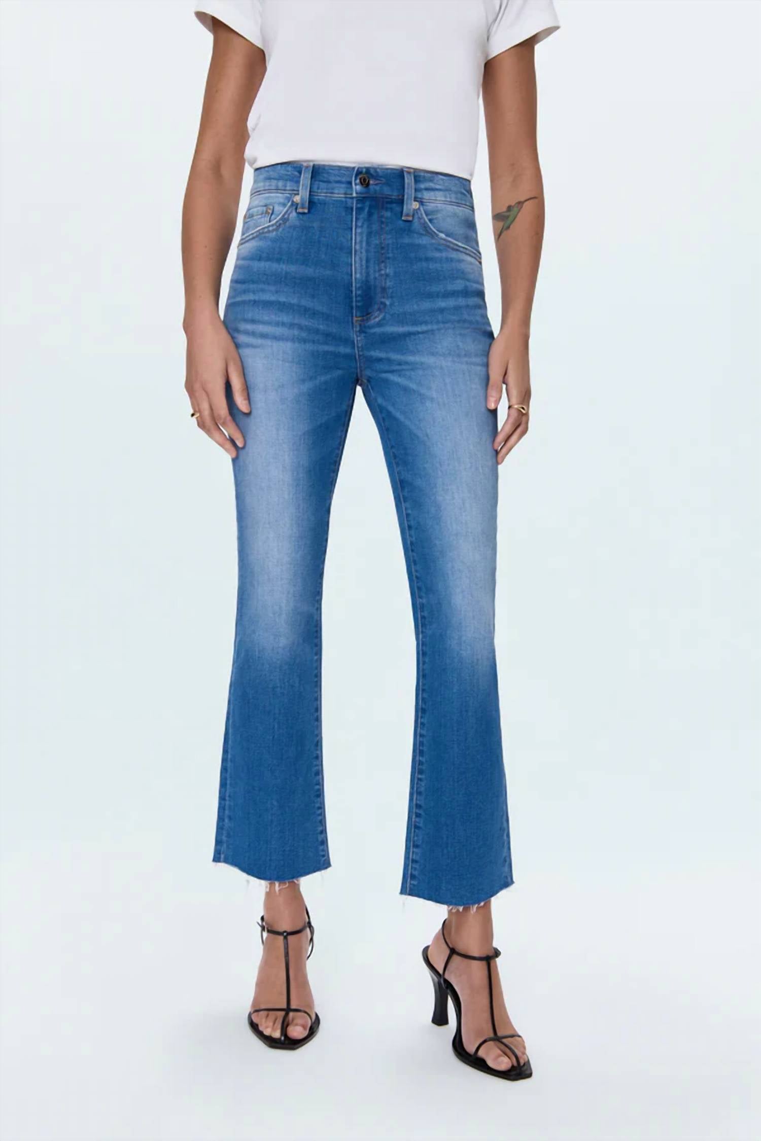 Pistola - Lennon High Rise Crop Boot Cut Jeans