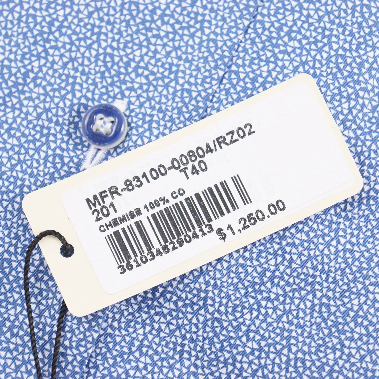 Zilli - Men's Tailored-fit Shirt With Geometric Print