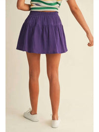 Vanilla Monkey - Pintuck Mini Skirt