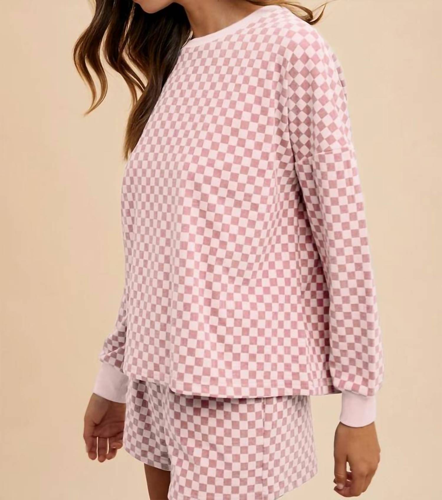 Anniewear - Coastal Check Lounge Set