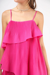 Very J - Talk of the Town Tiered Mini Dress