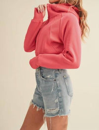 Aemi + Co - Deva Cropped Hooded Jacket