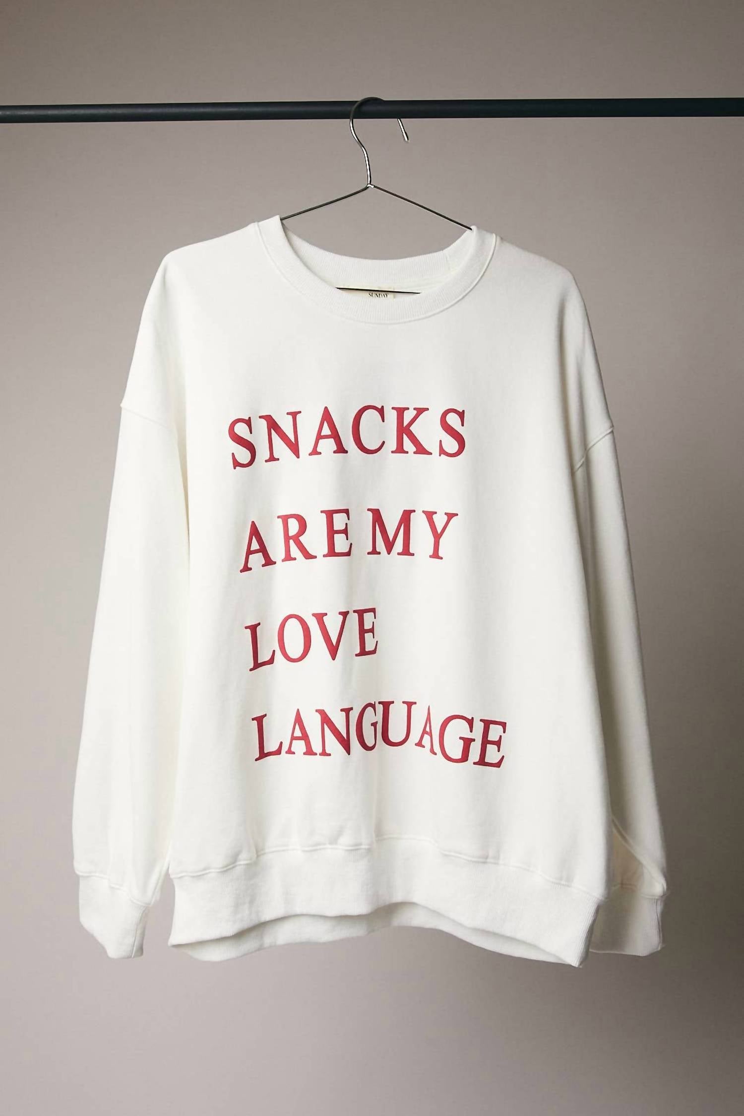 Sunday Edition - Snack Language Sweatshirt