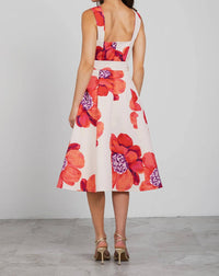 Lavender Brown - Legacy Floral Midi Dress