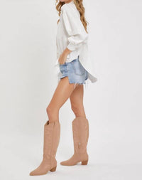 Sweet Lovely By Jen - Magnolia Poplin Shirt
