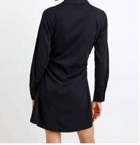 Bella Dahl - Long Sleeve Shirred Mini Dress