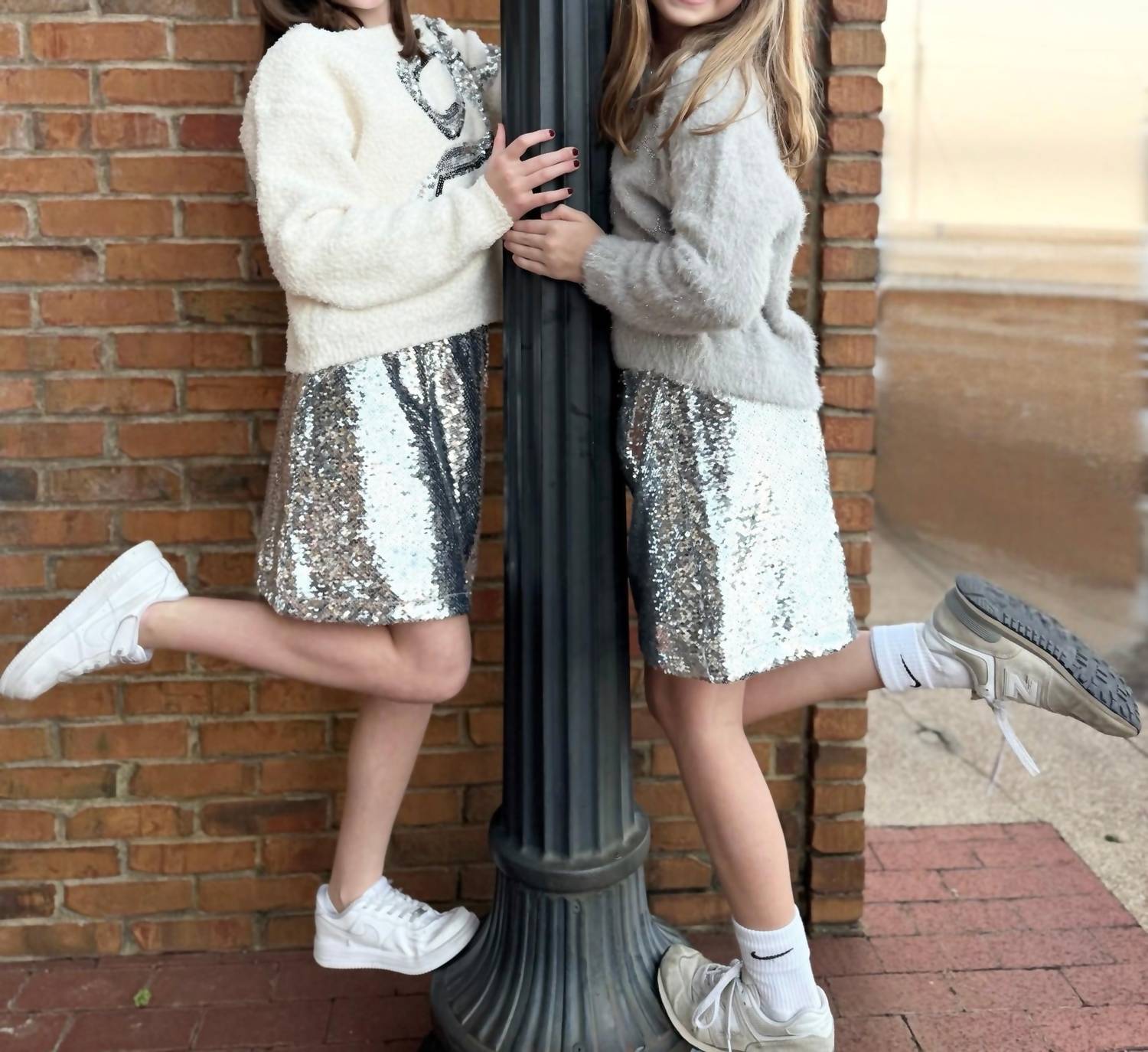 Hannah Banana - Sequined Mini Skirt