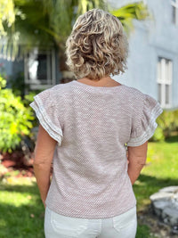 Southern Grace - Camryn Short Sleeve Knit Top