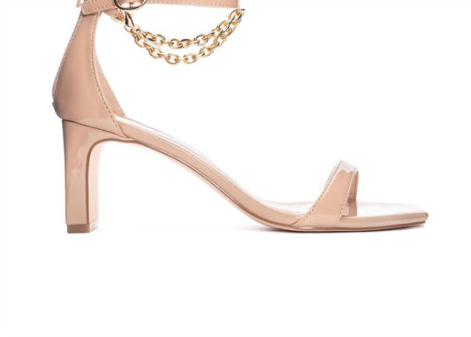 Chinese Laundry - Women's Yara Patent Chain Ankle Strap Heels