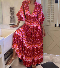 Feather & Find - Kaiema V-neck Dress