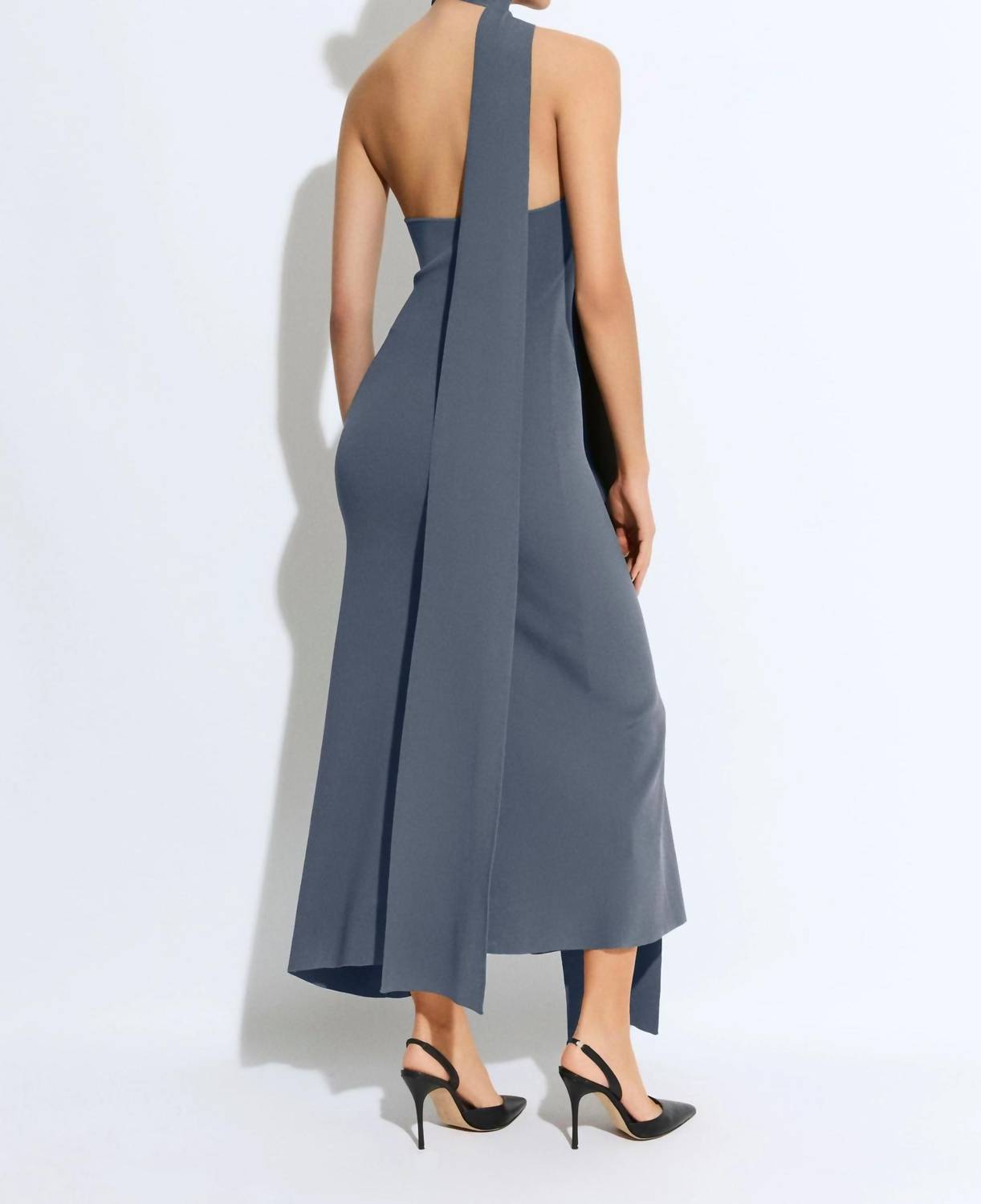 Lapointe - Matte Viscose Halterneck Dress