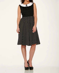 Orchid Bloom - Polka Dot Swing Dress