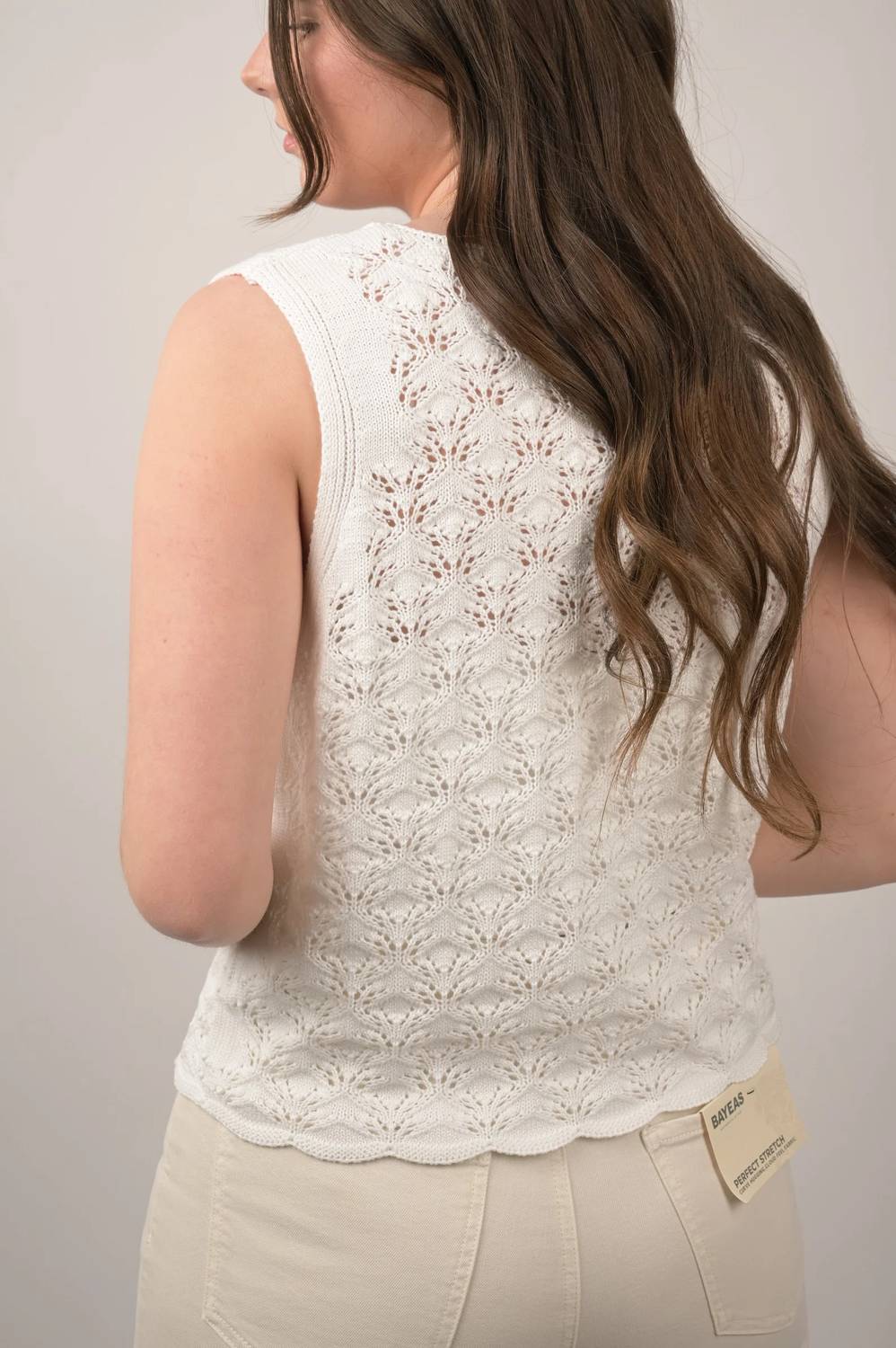 Staccato - Naya Open Front Knit Vest