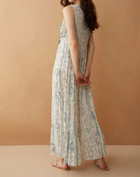 Myra - Stella Accent Embroidered Maxi Dress