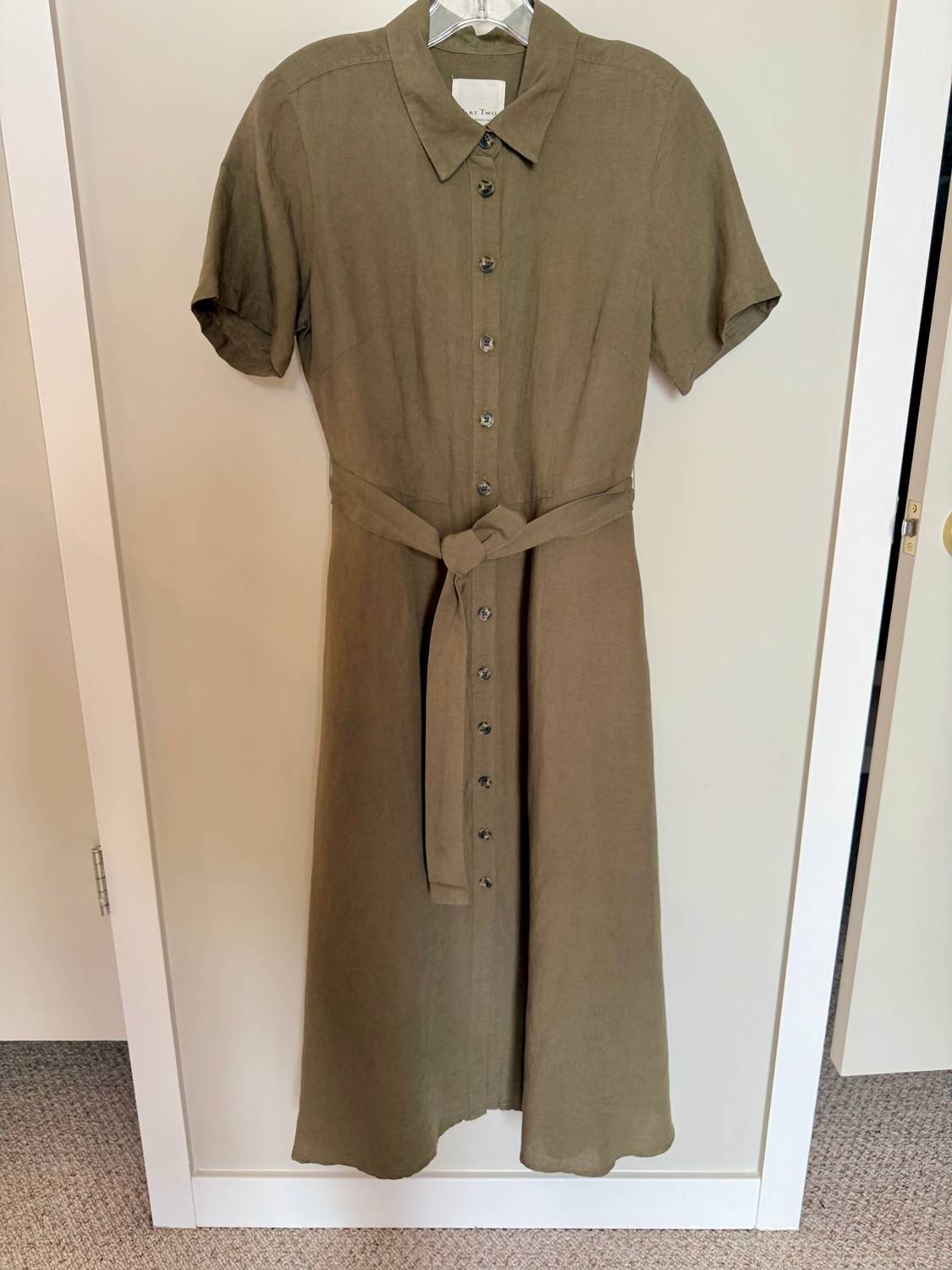 Part Two - Eflin Linen Blend Shirt Dress