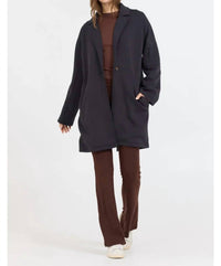 Vintage Havana - Cloud Fleece Trench Jacket