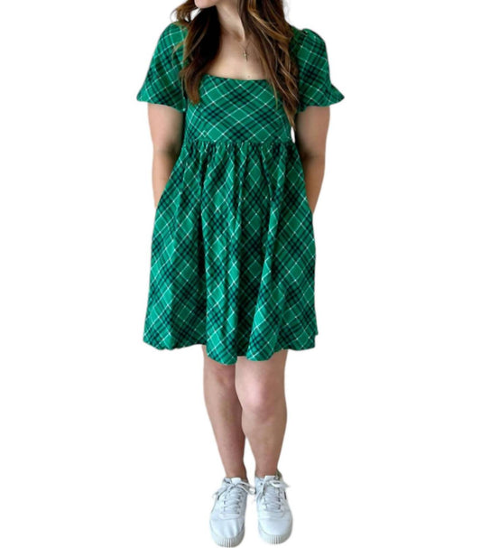 Mittoshop - Plaid Christmas Mini Dress