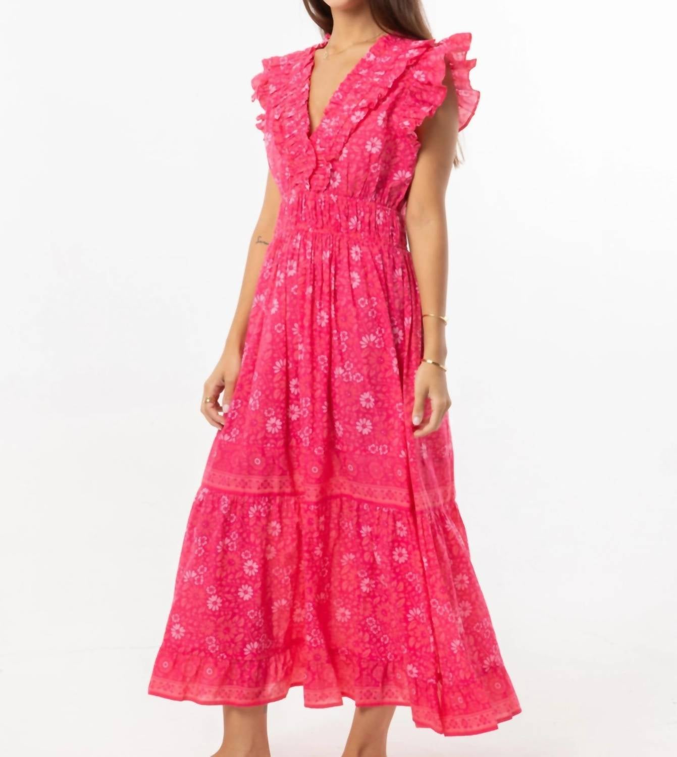 Bindu - Bindu Cora V-neck Maxi Dress