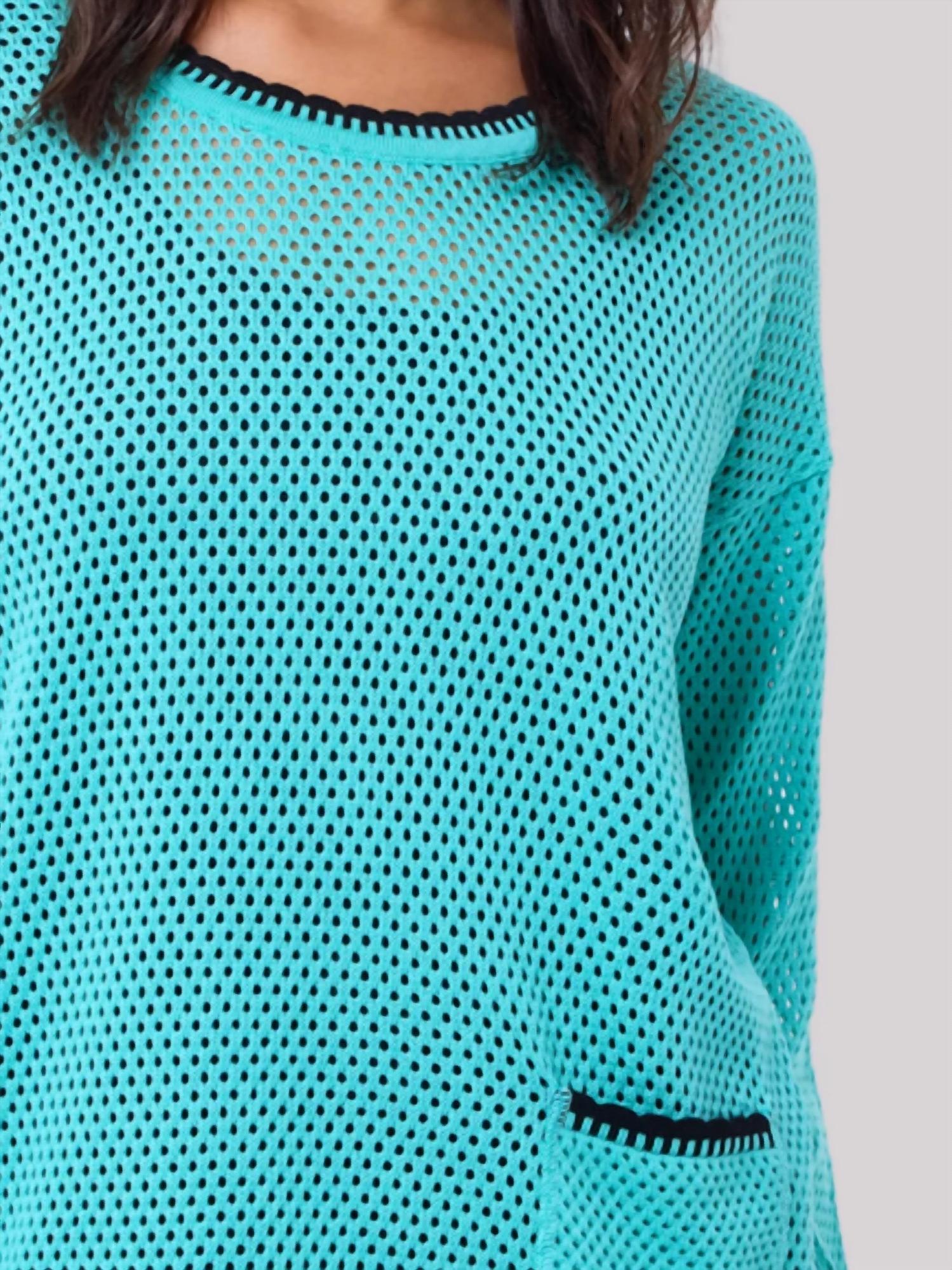 Angel Apparel - Crochet Pocket Top