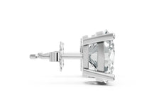 Aamiaa - Women's Oval Shape 4 Prong Push Back Studs