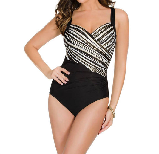 Miraclesuit - Barcode Sanibel Underwire One Piece Swimsuit