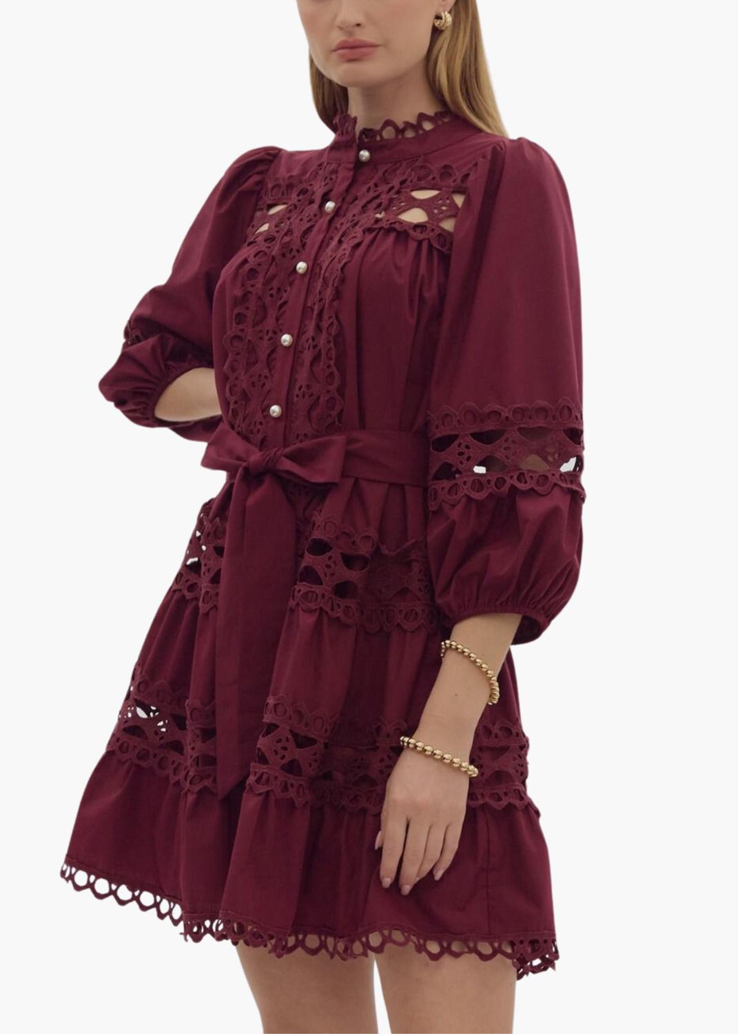 Entro - Brooklyn Lace Mini Dress