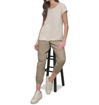 Dkny - V-inset Roll-sleeve T-shirt