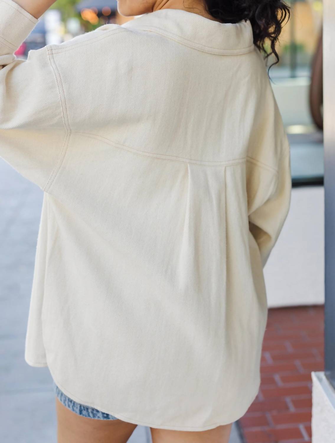 Mustard Seed - Wrap It Up Soft Button Front Shacket