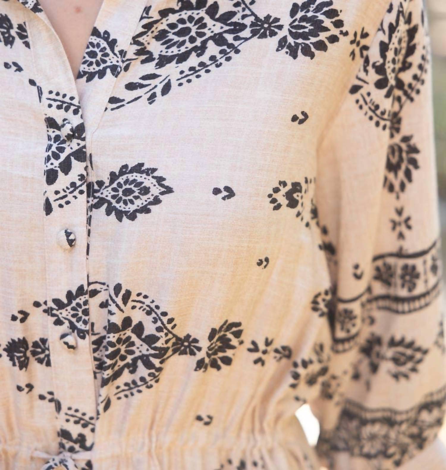 Voy - Desert Bloom Shirt Dress