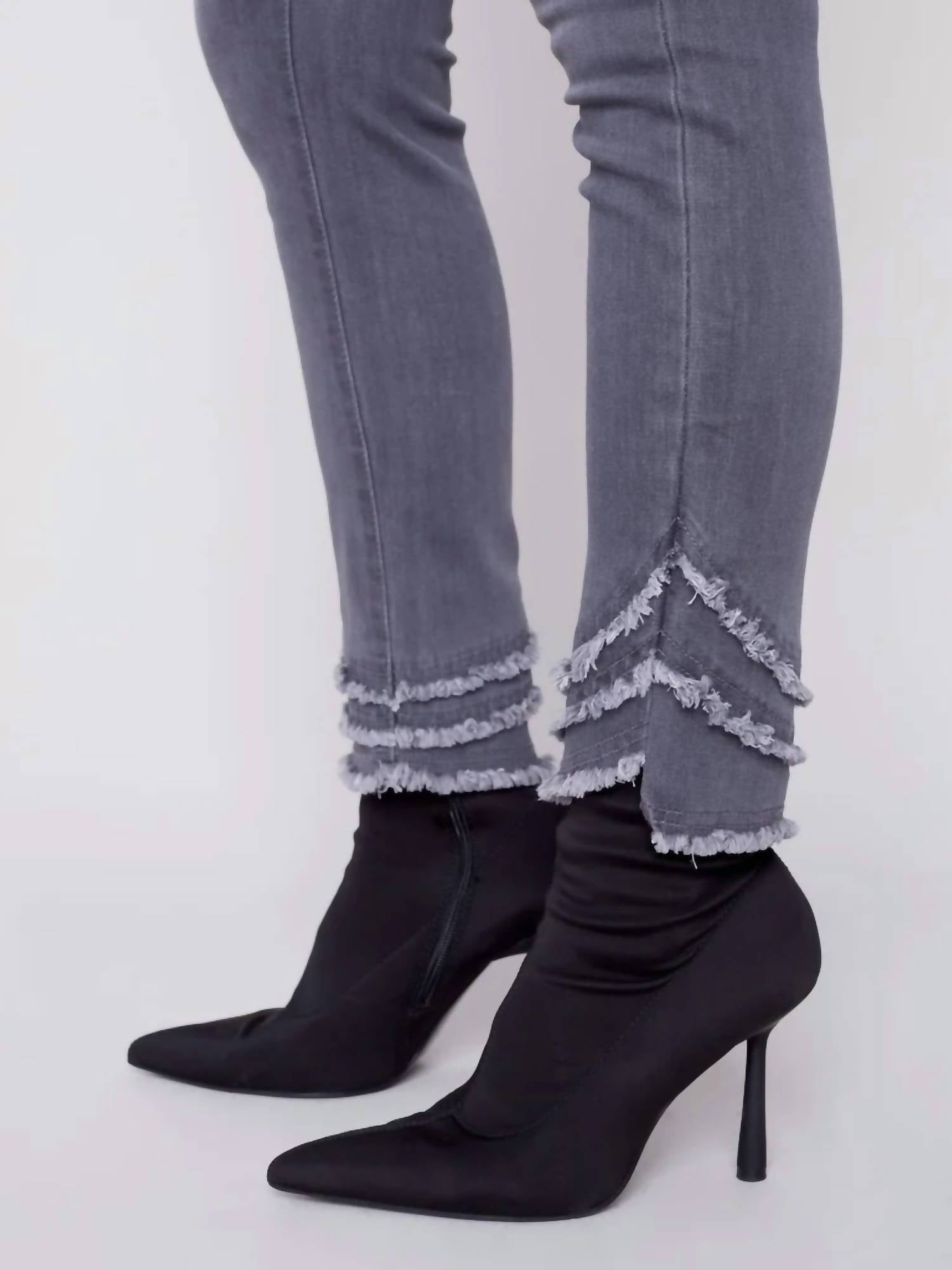 Charlie B - Ripped Hem Jeans