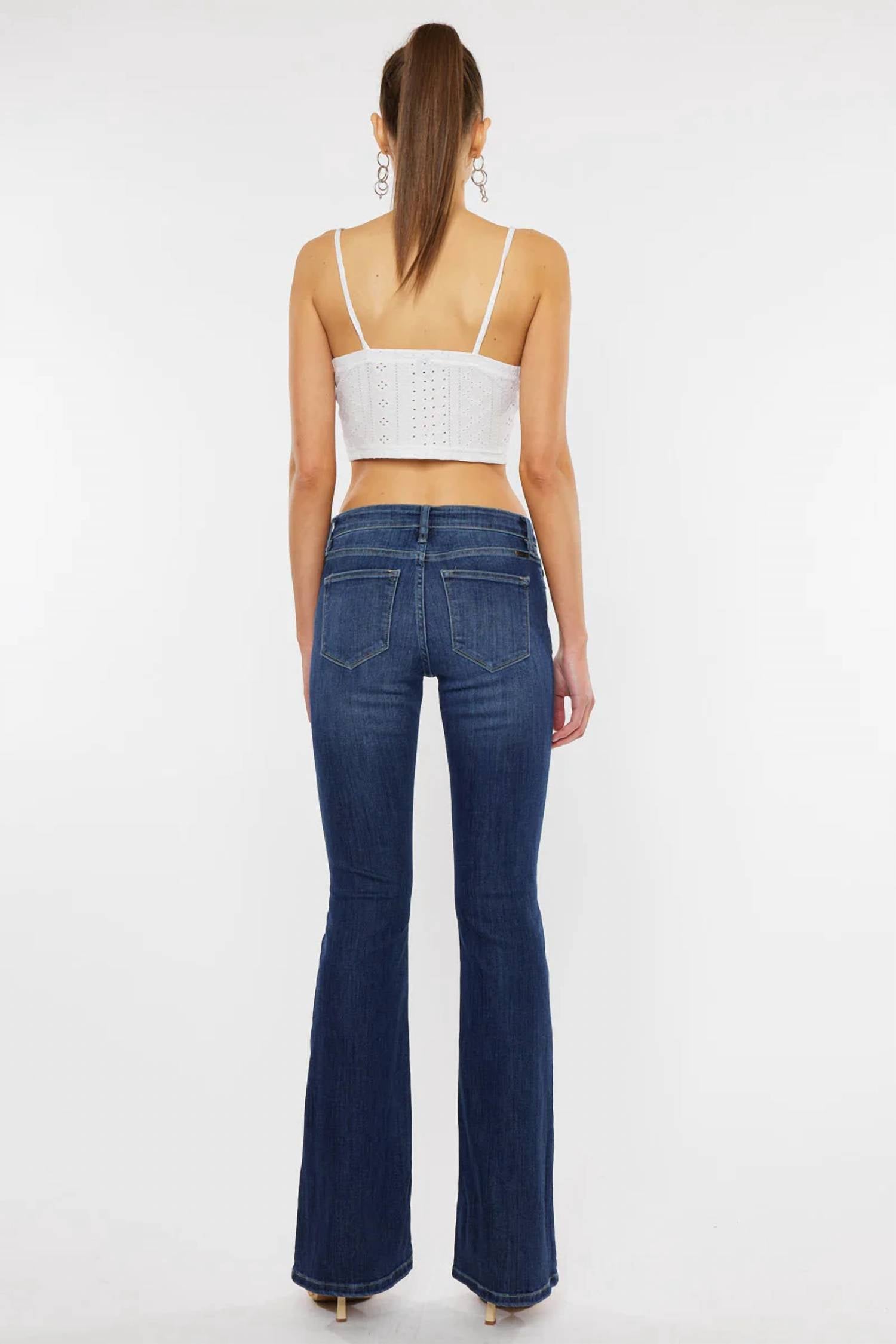 Kancan - Mid Rise Flare Jean