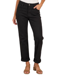 Ethyl - Mid Rise Cuffed Jean