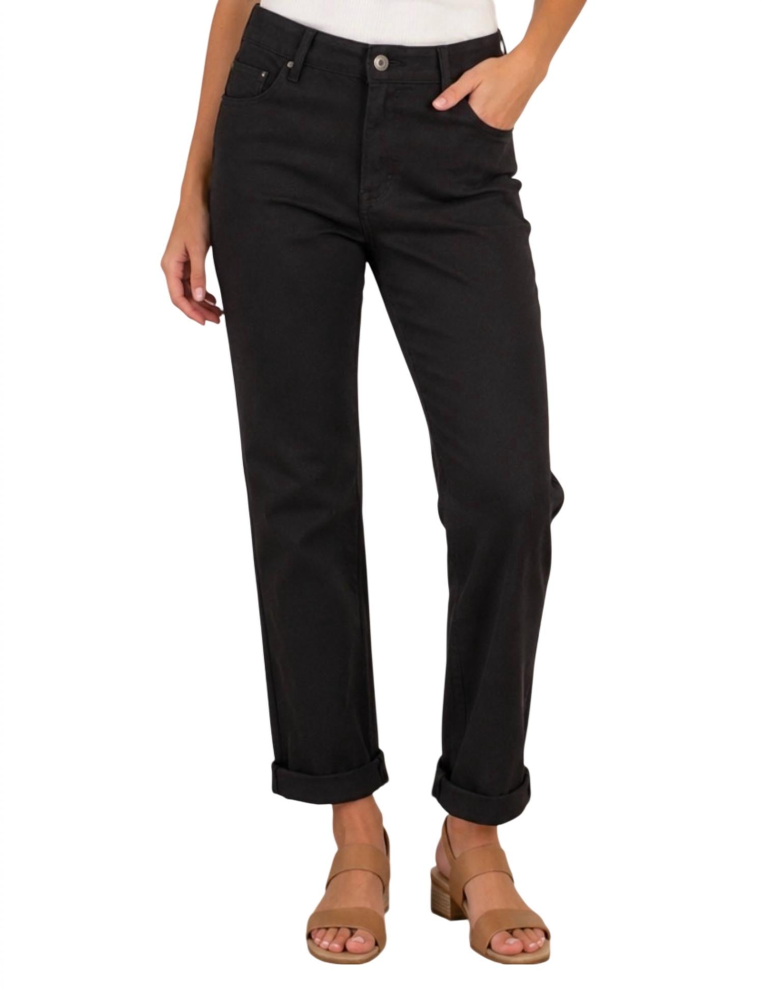 Ethyl - Mid Rise Cuffed Jean