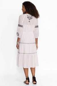 Johnny Was - CAM TIERED MIDI IRENIE DRESS