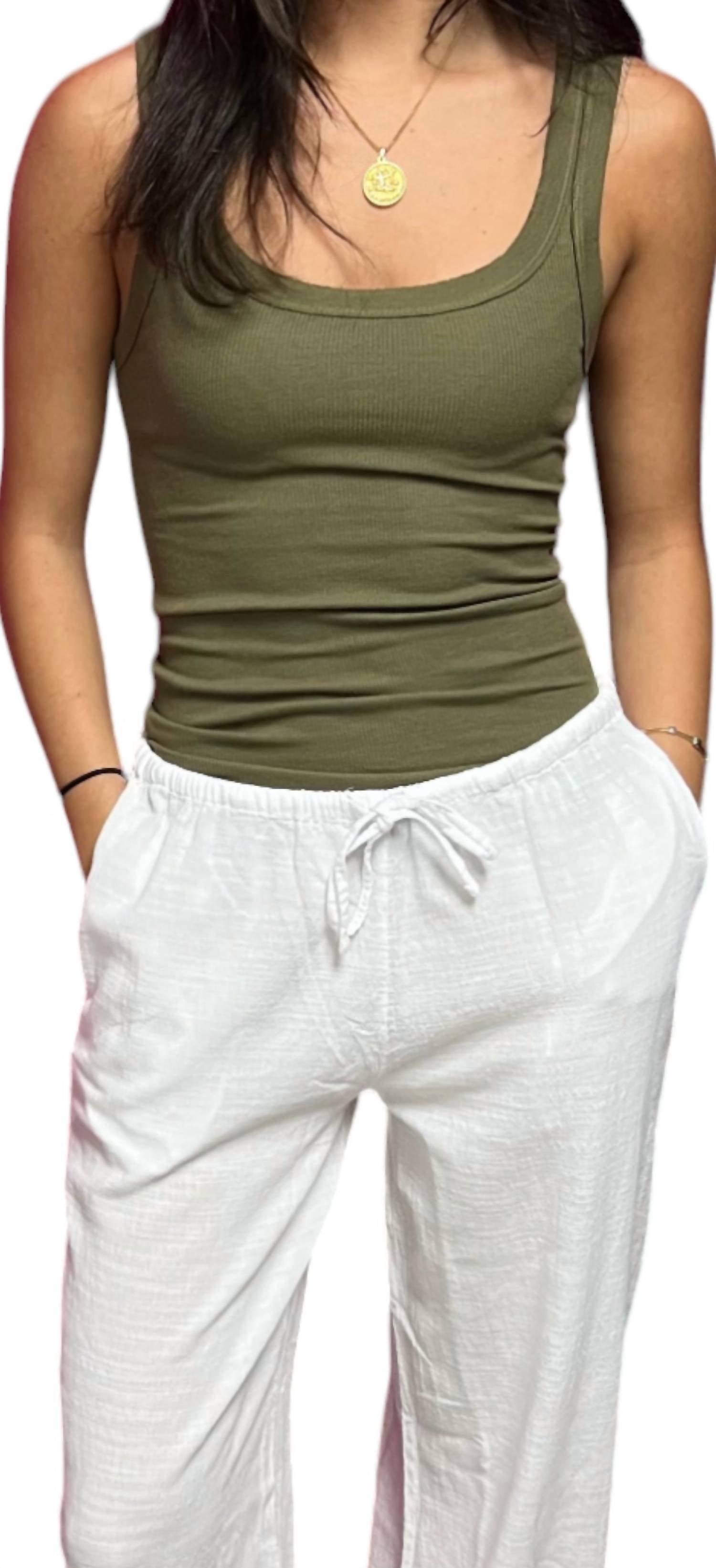 T2Love - Raw Edge Tank