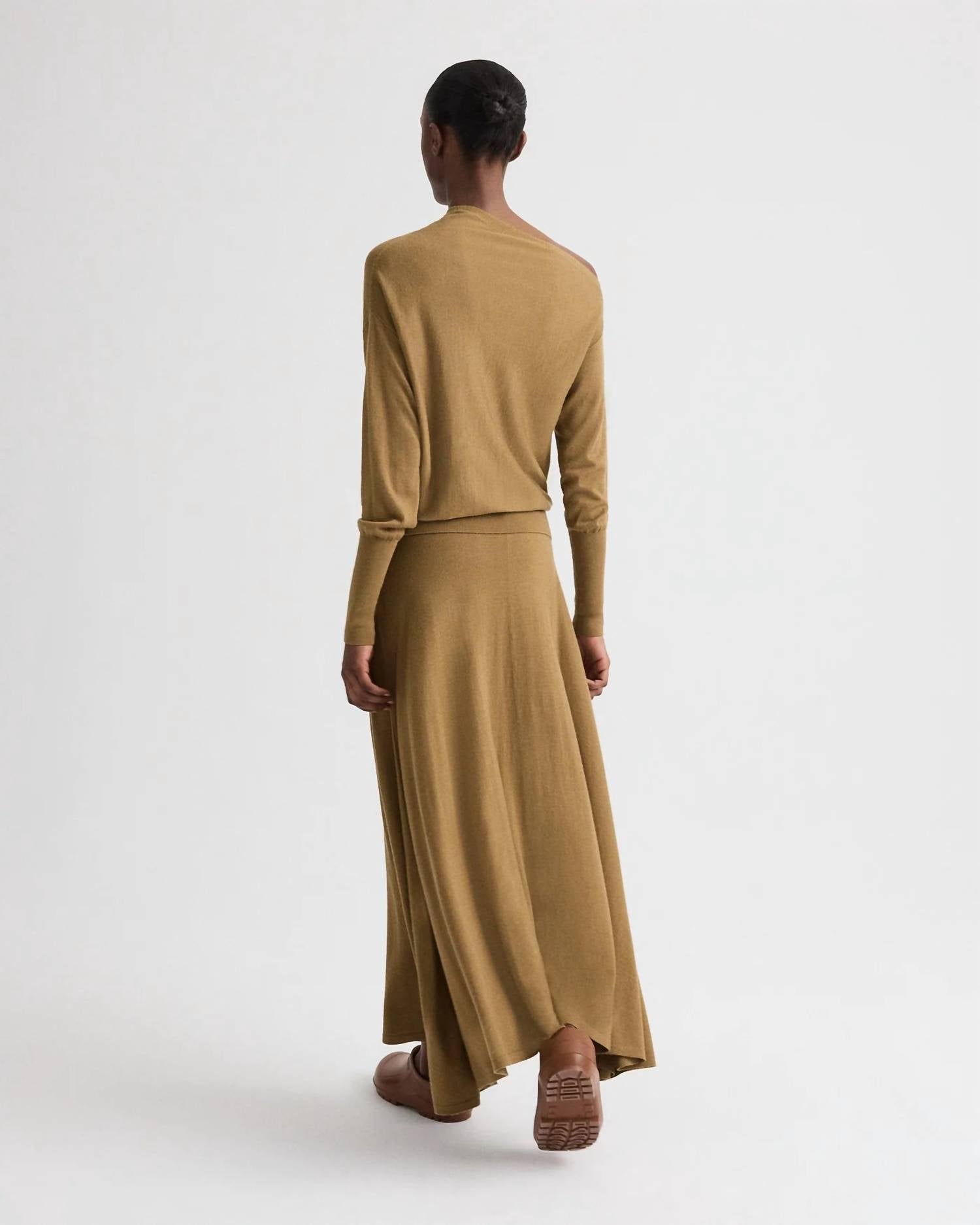 TWP Cold Shoulder Asymmetric Sweater in ermine - women's sweater - view 4