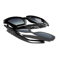 Chanel - Acetate Calfskin Square Polarized Sunglasses 5473qa - C501s8