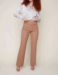 Renuar - High Waisted Flared Trousers