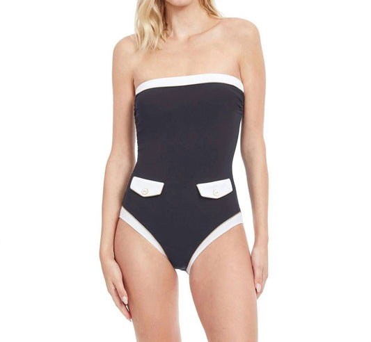 Gottex - Bandeau Strapless One Piece Swimsuit