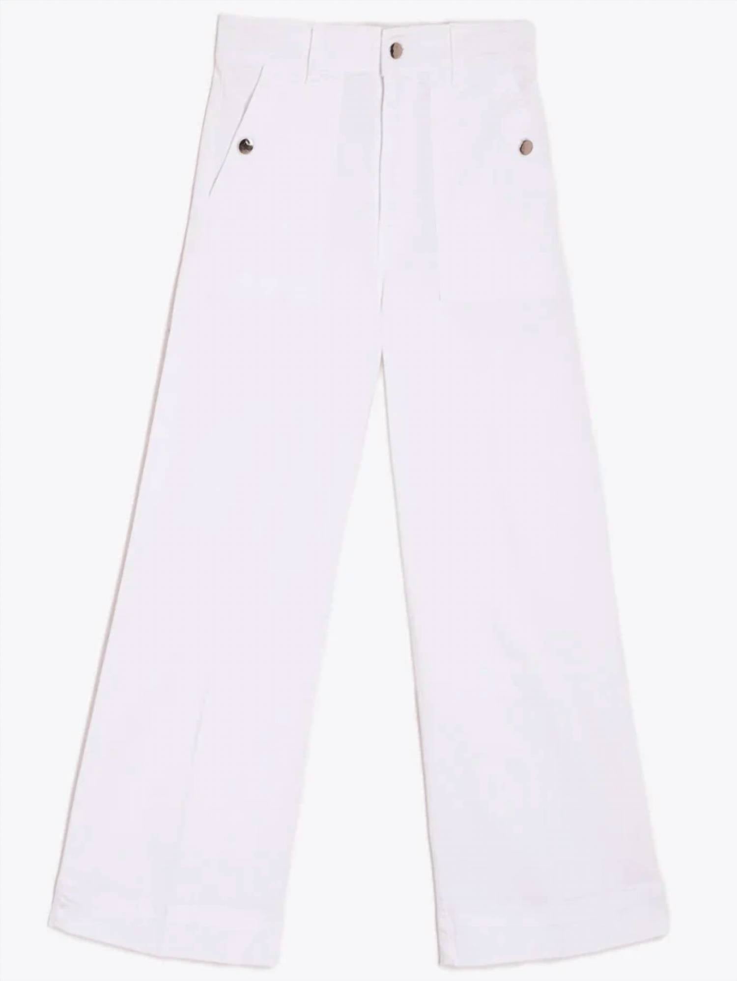 Vilagallo - Noa Wide Leg Cropped Trousers