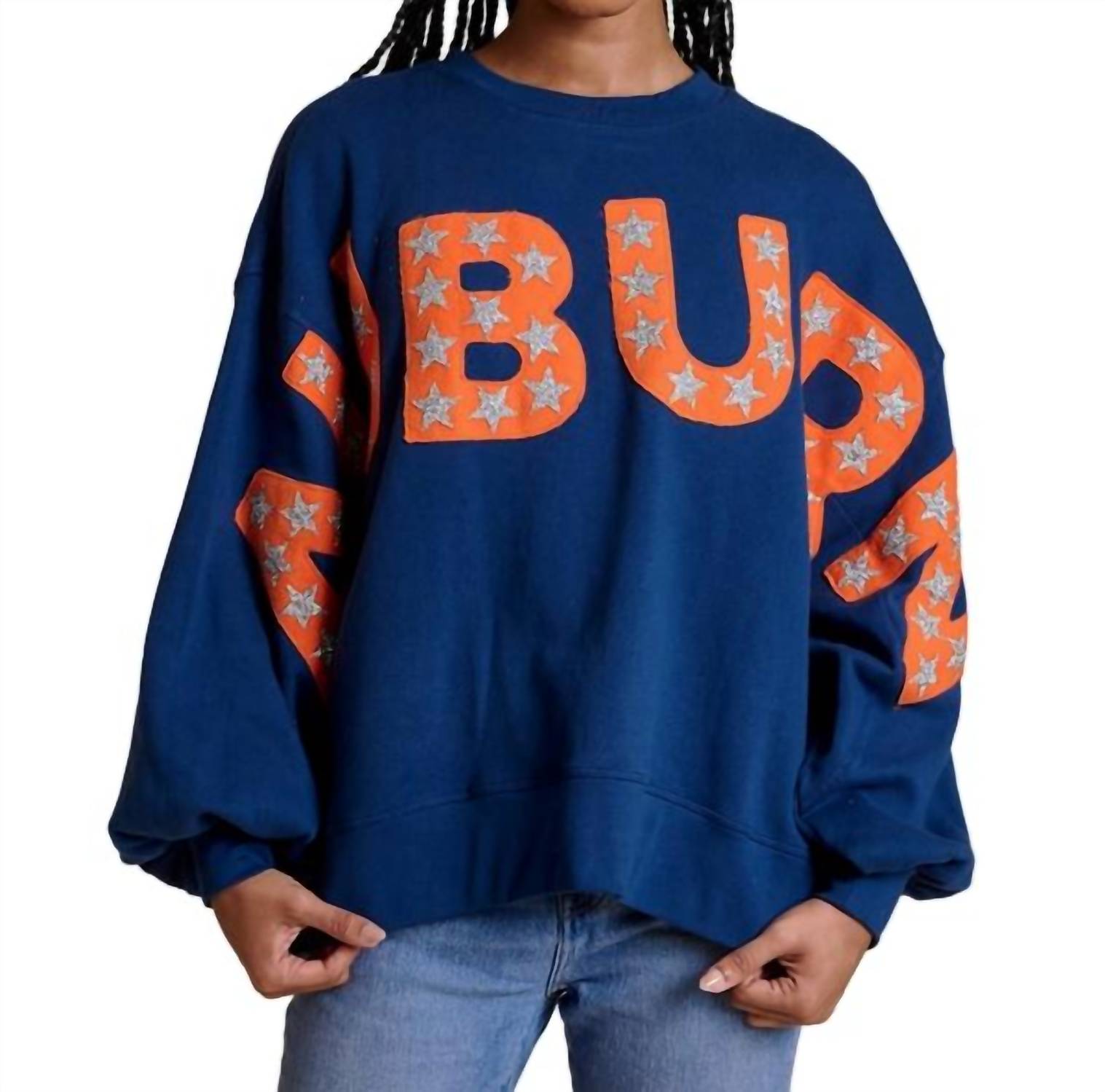 Stewart Simmons - Women's Auburn Glam Pullover Sweashirt