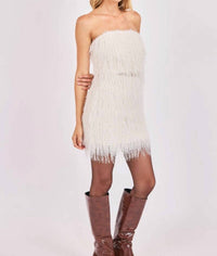 Sadie & Sage - Angel Wings Fringe Skirt