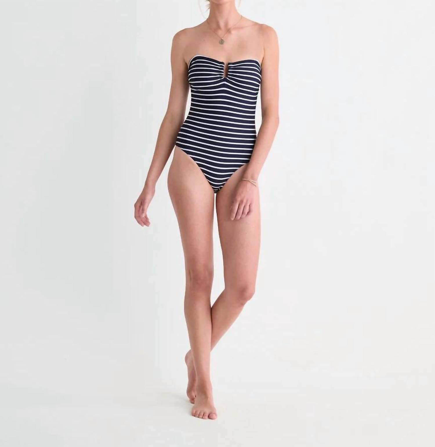 Vineyard Vines - Montauk Strapless One-piece Swimsuit