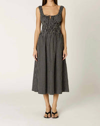 Nia - Salt Midi Dress